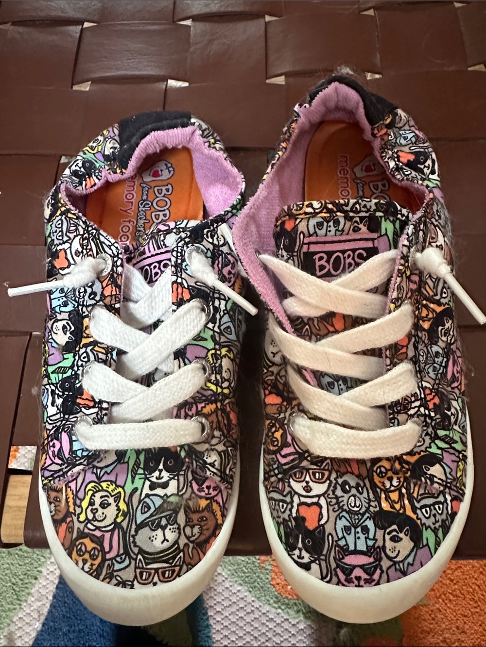 BOBS by Skechers' Patterned Slip-On Sneakers - Multicolor